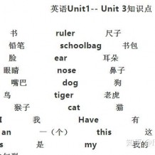 智慧学堂：小学英语1-6年级重要知识点归纳