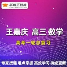 2024王嘉庆数学高三数学24王嘉庆一轮复习网课视频教程
