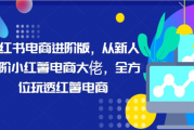 小红书 电商进阶版 新人全方位玩透红薯电商