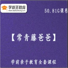 学前亲子教育【常青藤爸爸】全方面提升孩子成长全套课程50.81G百度网盘资源打包下载 语文 英语，数学，国学，象棋，围棋，运动等课程