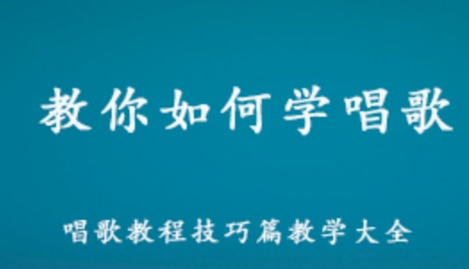 唱歌教程教你如何学唱歌 12.29G从小白教你一步步成为唱歌高手 百度网盘资源下载