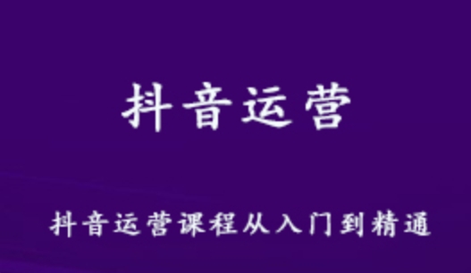 抖音运营课程从入门到精通 抖音运营教学视频 6.48G课程百度网盘资源打包下载